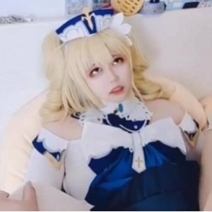 TS伪娘小舞cosplay原神芭芭拉肉身抵挡老哥进攻